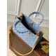 Louis Vuitton Let Go PM Monogram Denim Sky Blue Denim M24897 High