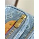 Louis Vuitton Mini Bumbag Monogram Denim Sky Blue Denim M83353 High