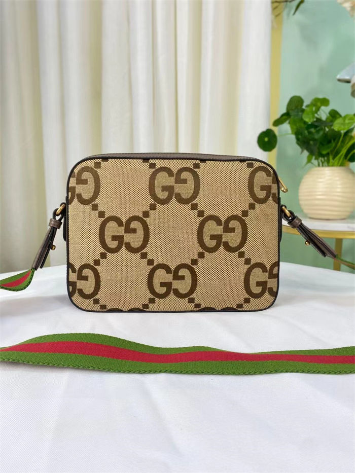 Gucci JUMBO GG MESSENGER BAG jumbo GG canvas 675891 High