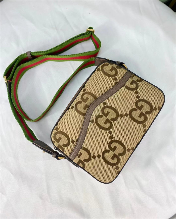 Gucci JUMBO GG MESSENGER BAG jumbo GG canvas 675891 High