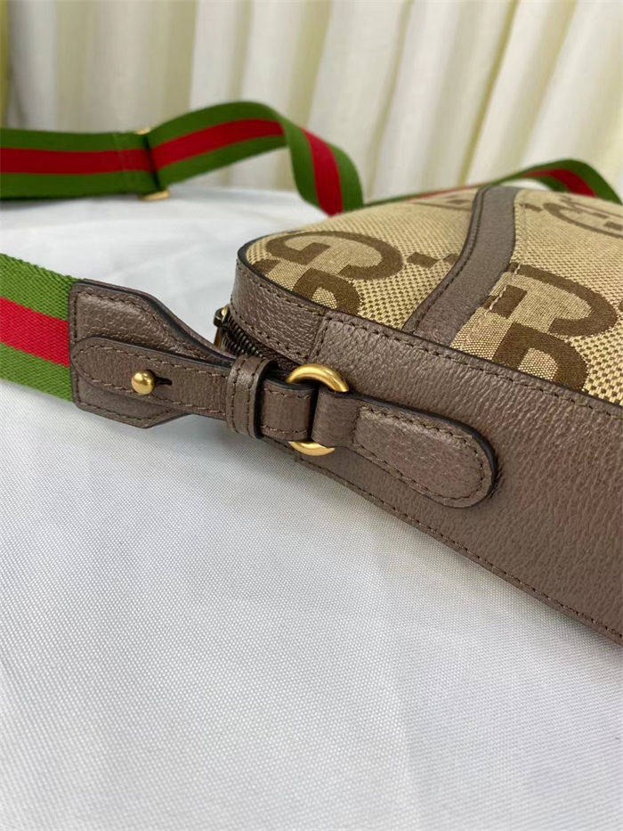 Gucci JUMBO GG MESSENGER BAG jumbo GG canvas 675891 High