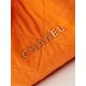 Chanel 22 SMALL HANDBAG Canvas & Gold-Tone Metal AS3260 Orange High