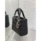 SMALL LADY Dior MY ABCDior BAG Cannage Lambskin Black-Silver High