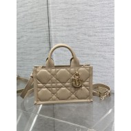 MINI Dior BOOK TOTE Macrocannage Calfskin High