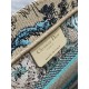 SMALL Dior BOOK TOTE Toile de Jouy Embroidery Sauvage Raffia High