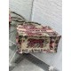 SMALL Dior BOOK TOTE Toile de Jouy Embroidery Sauvage Raffia High