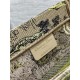 MEDIUM Dior BOOK TOTE Toile de Jouy Embroidery Sauvage Raffia High