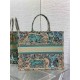 LARGE Dior BOOK TOTE Toile de Jouy Embroidery Sauvage High