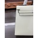 Hermes Kelly 25/28cm Sellier Bag Epsom Leather Silver/Gold Metal In Vert Fizz High