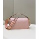 BAGUETTE canvas Laser Cut Strap bag Pink High