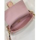 BAGUETTE canvas Laser Cut Strap bag Pink High