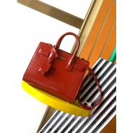 CLASSIC SAC DE JOUR NANO IN Crocodile Red High