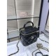 Chanel SMALL VANITY WITH CHAIN AP2198 Lambskin & Gold-Tone Metal Black High