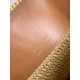 LE 37 in woven raffia and vegetable-tanned leather Bucket bag High