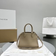 The Row Soft Margaux 13 Bag in Grained Calfskin Beige High