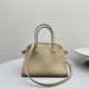 The Row Soft Margaux 13 Bag in Grained Calfskin Beige High