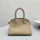 The Row Soft Margaux 13 Bag in Grained Calfskin Beige High