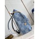 Louis Vuitton Montsouris Backpack Damier Denim 3D Canvas N40708 High