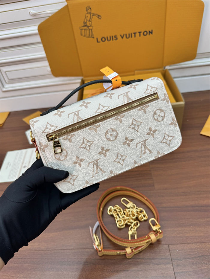 Louis Vuitton POCHETTE MÉTIS EAST WEST Monogram Dune coated canva M46914 Top