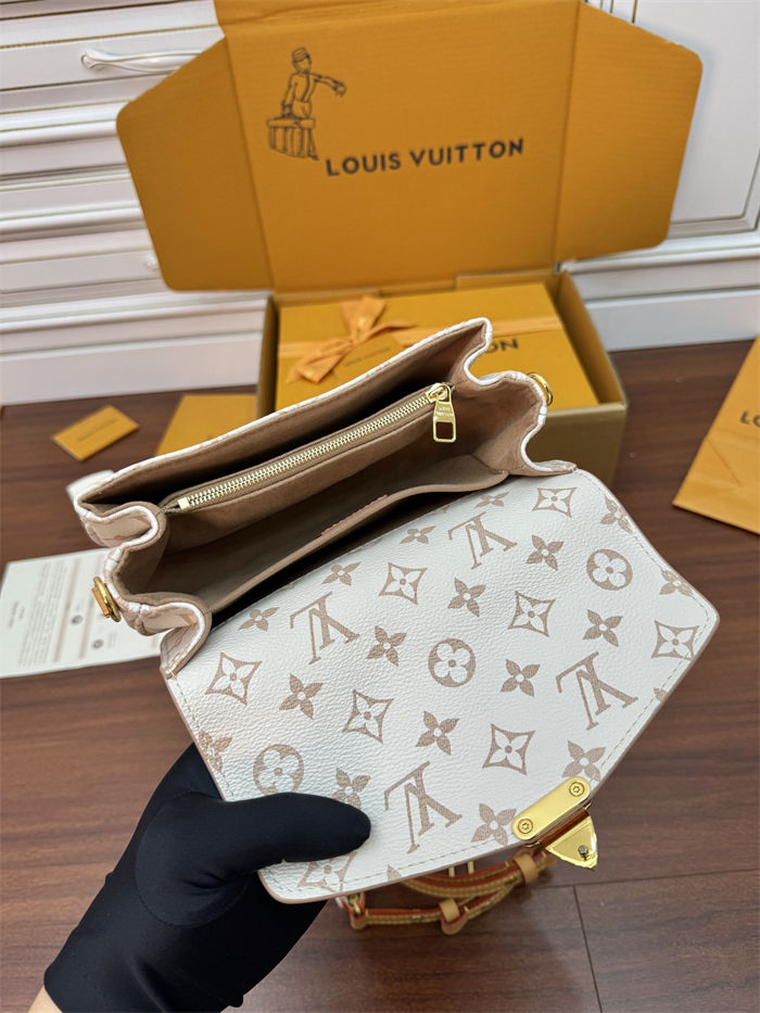 Louis Vuitton POCHETTE MÉTIS EAST WEST Monogram Dune coated canva M46914 Top