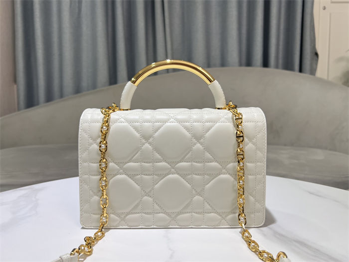 Dior Ange Medium Bag Macrocannage Calfskin High