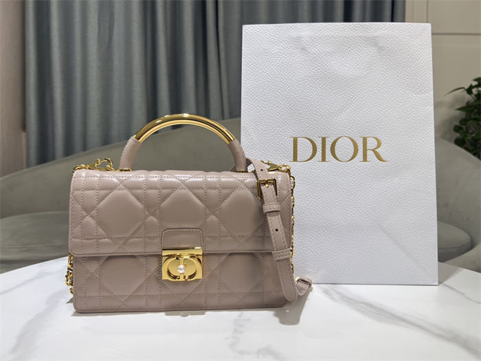 Dior Ange Medium Bag Macrocannage Calfskin High