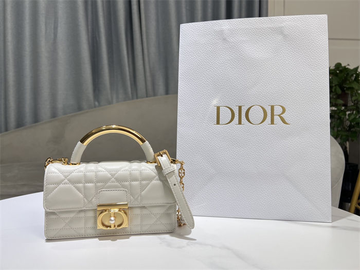 Dior Ange Mini Bag Macrocannage Calfskin High