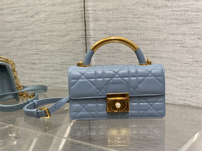 Dior Ange Mini Bag Macrocannage Calfskin High