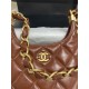 Chanel SMALL HOBO BAG AS4922 Shiny Lambskin & Gold Metal A