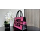 MEDIUM Dior BOOK TOTE Miss Dior Graffiti Embroidery High