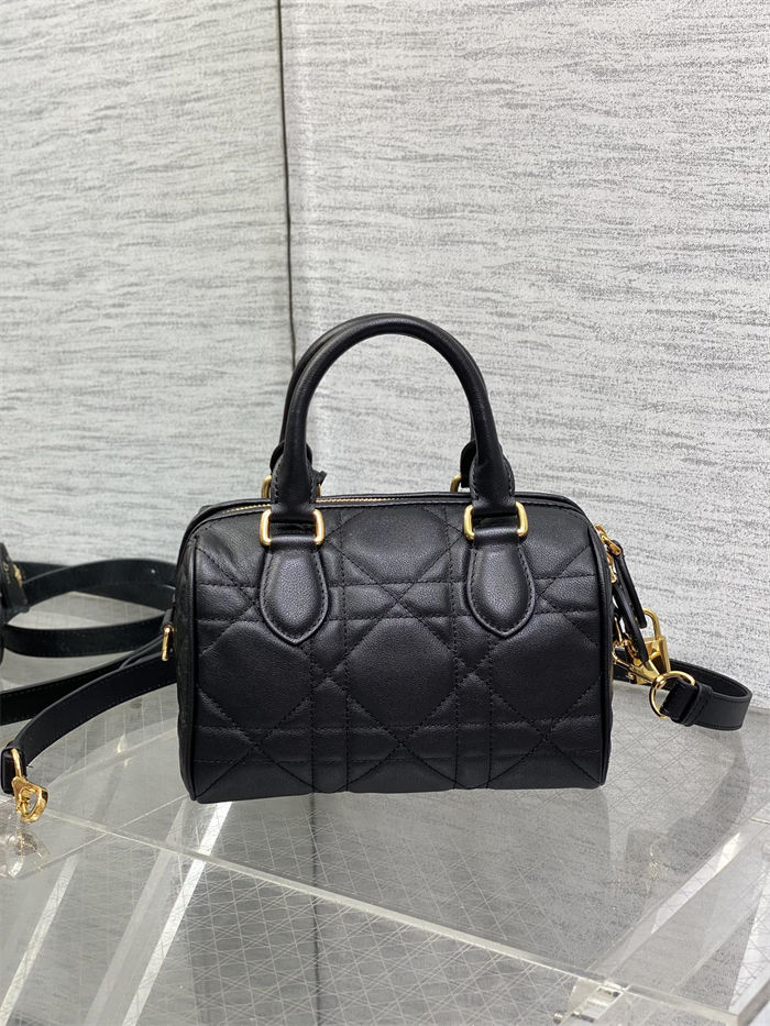 Dior Groove 20 Bag Macrocannage Calfskin Black High