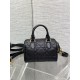 Dior Groove 20 Bag Macrocannage Calfskin Black High