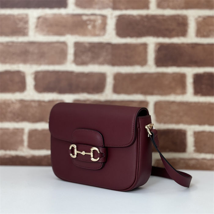 Gucci Horsebit 1955 mini bag 815205 Burgundy High