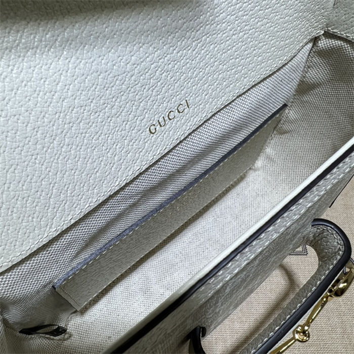 Gucci Horsebit 1955 mini bag 658574 GG Supreme canvas Beige High