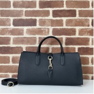 Gucci Medium tote bag with hook closure 795282 Black High