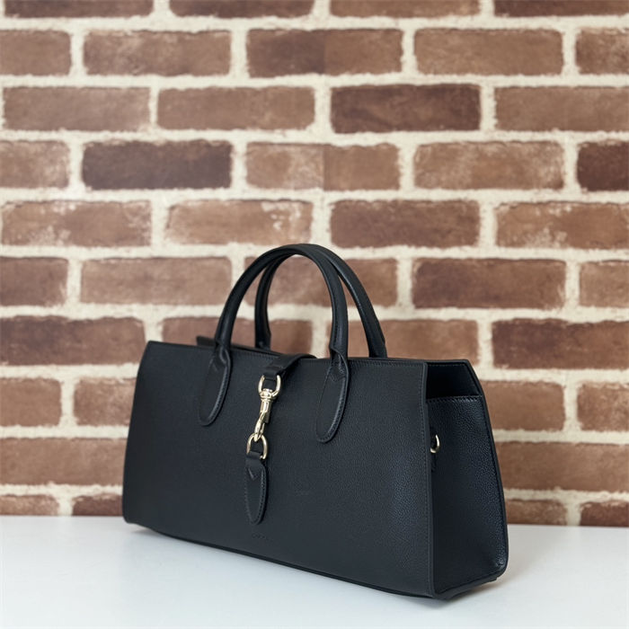 Gucci Medium tote bag with hook closure 795282 Black High