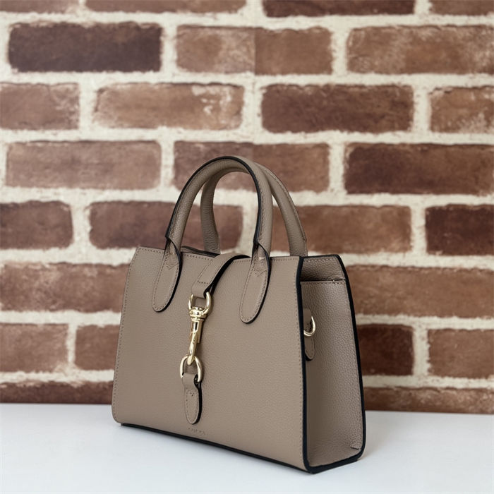 Gucci Small tote bag with hook closure 795349 Beige High