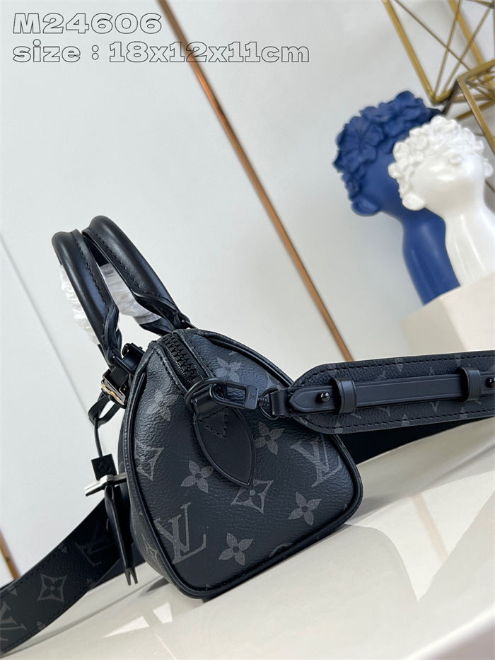 Louis Vuitton SPEEDY BANDOULIÈRE 18 Monogram Eclipse M24606 High