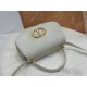 30 Montaigne Avenue Top Handle Bag Small Calfskin Latte High