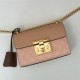 Gucci Padlock small GG shoulder bag 409487 Pink High