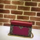 Gucci Padlock small GG shoulder bag 409487 Red High