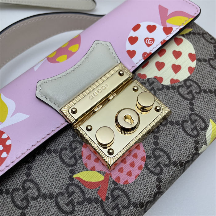 Gucci Padlock Mini bag 652683 Print Pink High