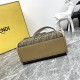 Fendi Sunshine Small FF jacquard fabric Brown High