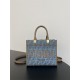 Fendi Sunshine Small FF jacquard fabric Blue High