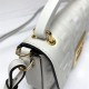 Baguette Phone Pouch nappa leather White High