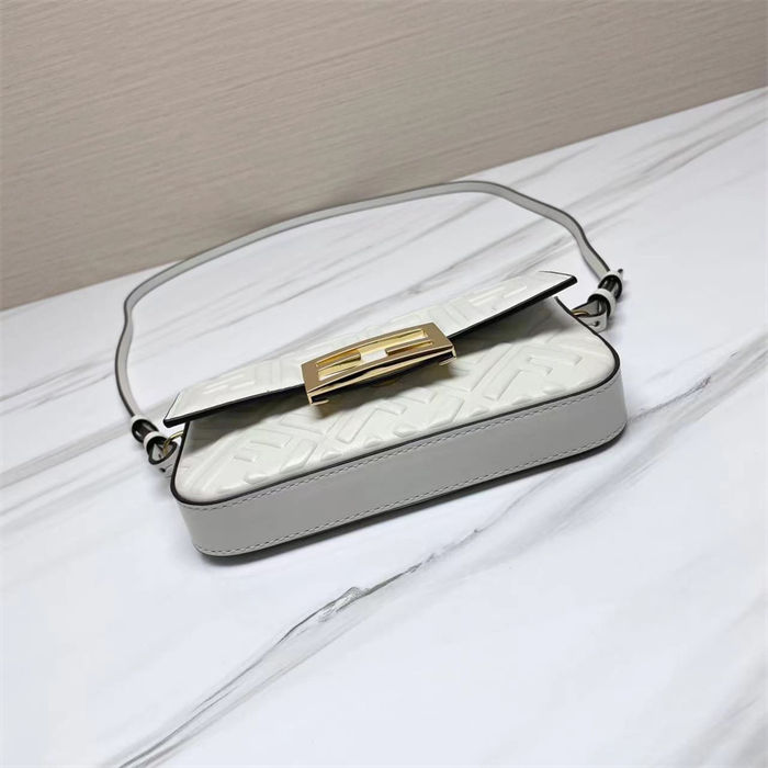 Baguette Phone Pouch nappa leather White High