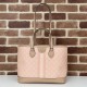 Gucci OPHIDIA SMALL TOTE BAG GG Supreme canvas 765043 Pink High