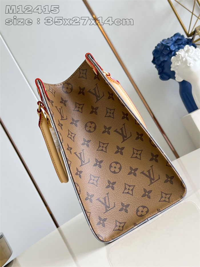 Louis Vuitton ONTHEGO MM Monogram coated canvas Parisian M12415 High