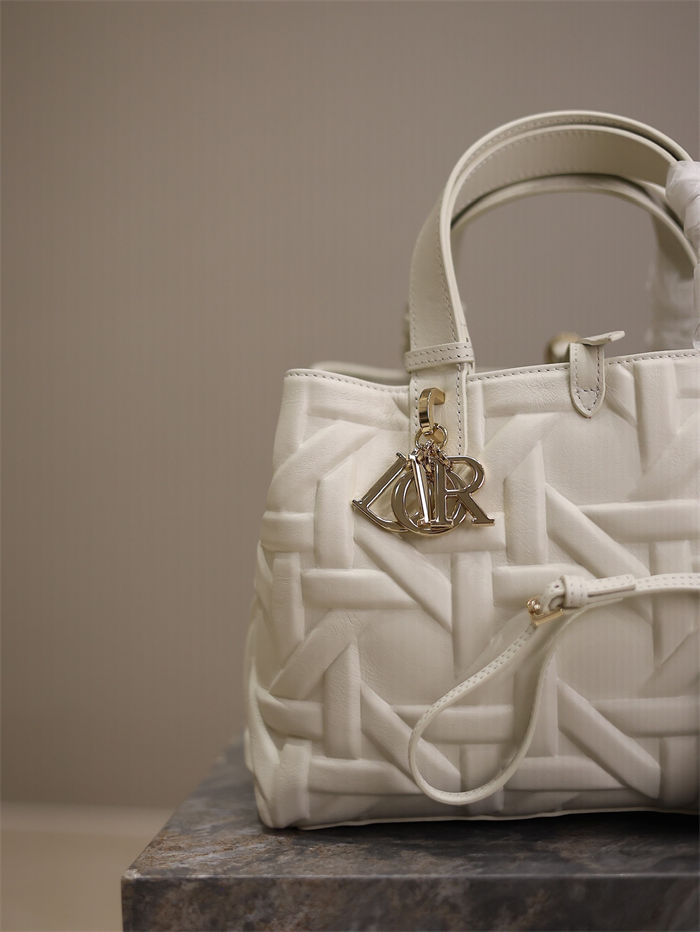 DIOR TOUJOURS BAG MEDIUM Graphic Cannage Calfskin Latte High