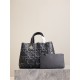 DIOR TOUJOURS BAG LARGE Graphic Cannage Calfskin Black High